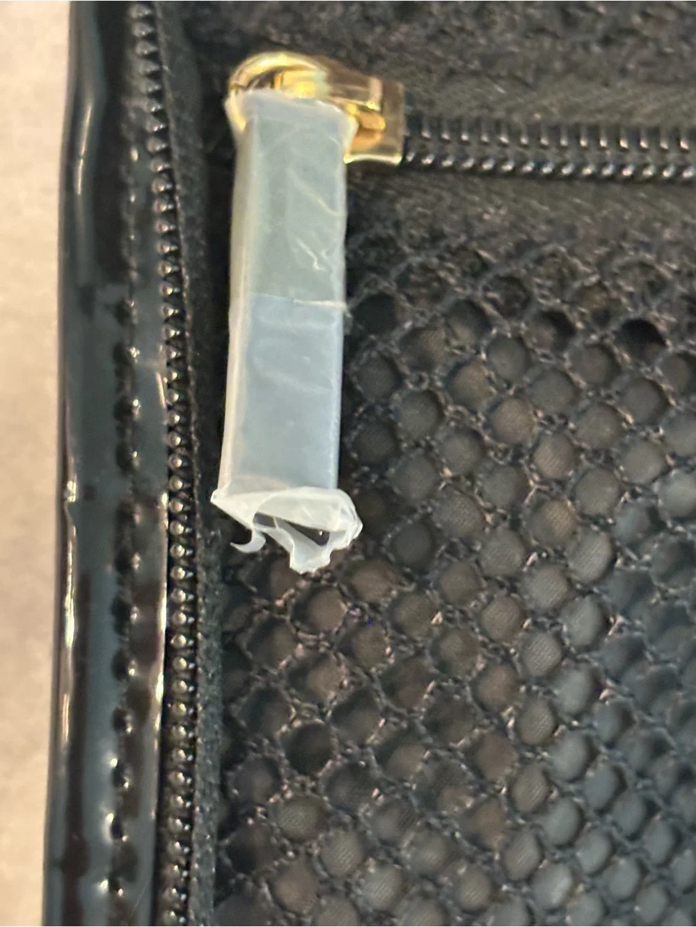 Victoria's Secret Black Cosmetic Case with 'Forever an Angel' Script